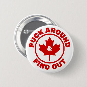 Puck Around & Finden Sie das kanadische Ahornleaf Button