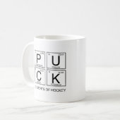 PUCK-Elemente der Hockey-Tasse Kaffeetasse (Vorderseite Links)