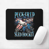 Puck-er Up Sledge-Hockey Frauen- und Mädchenmannsc Mousepad (Mit Mouse)