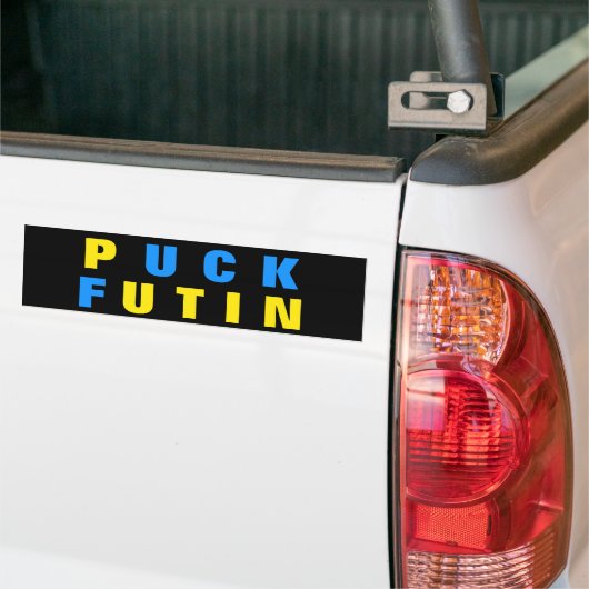 Puck Futin Aufkleber ukrainische Flagge Unterstütz Autoaufkleber (Auf Lkw)