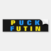 Puck Futin Aufkleber ukrainische Flagge Unterstütz Autoaufkleber (Vorne)