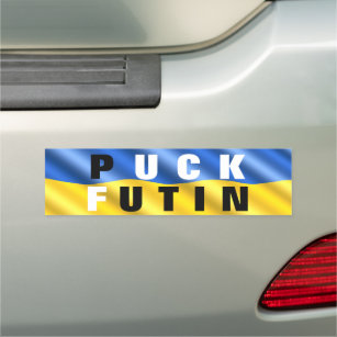 Puck Futin Car Magnet Ukrainische Flagge - Ukraine
