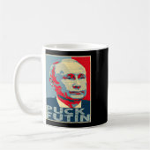 Puck Futin Hoffnung Ich stehe mit der Ukraine  Kaffeetasse (Links)