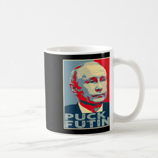Puck Futin Hoffnung Ich stehe mit der Ukraine  Kaffeetasse (Rechts)