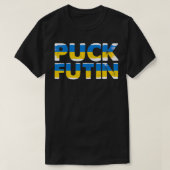 Puck Futin Hoffnung ich stehe mit der Ukraine T-Shirt (Design vorne)
