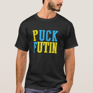 Puck Futin I Stand mit Ukraine Ukrainisch Lover Su T-Shirt
