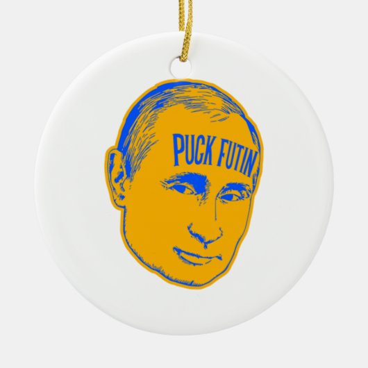 PUCK FUTIN! KERAMIK ORNAMENT (Vorne)