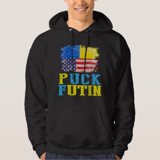 Puck Futin Meme I Stand With Ukraine Ukrainian Lov Hoodie