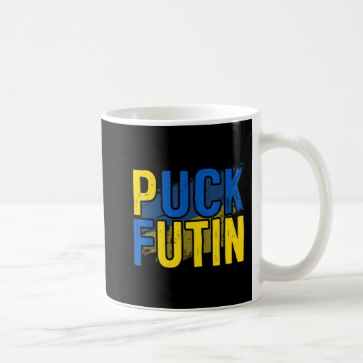 Puck Futin Meme ich mit Ukraine Lov Kaffeetasse (Rechts)