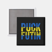Puck Futin Meme ich mit Ukraine Lov Magnet (Vorderseite/Rückseite)