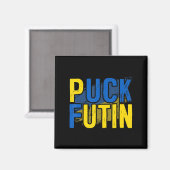 Puck Futin Meme ich mit Ukraine Lov Magnet (Vorderseite/Rückseite)
