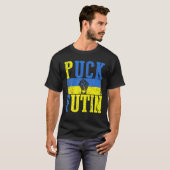Puck Futin Meme ich mit Ukraine Lov T-Shirt (Vorne ganz)