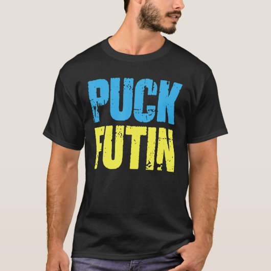Puck Futin Meme ich mit Ukraine Lov T-Shirt (Vorderseite)
