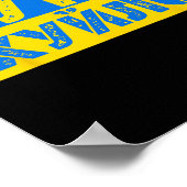Puck Futin Meme Ich stehe hinter der Ukraine Ukrai Poster (Ecke)