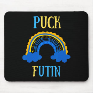 Puck Futin Meme Lustiges Design Ukraine Russland Mousepad