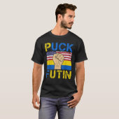 Puck Futin Meme TShirt, Anti Russland, Freie Ukrai T-Shirt (Vorne ganz)