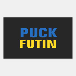 Puck Futin Rechteckiger Aufkleber