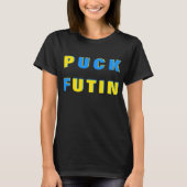 Puck Futin T - Shirt Ukraine Unterstützung ukraini (Vorderseite)