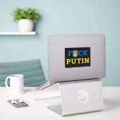Puck Futin Ukraine Unterstützung der Ukraine Aufkleber (Laptop auf Schreibtisch)