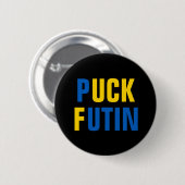 Puck Futin Ukraine Unterstützung der Ukraine Button (Vorne & Hinten)
