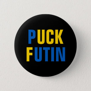 Puck Futin Ukraine Unterstützung der Ukraine Button