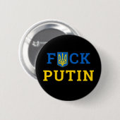 Puck Futin Ukraine Unterstützung Ukrainischer Butt Button (Vorne & Hinten)