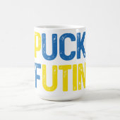 Puck Futin Unterstützung Ukraine Kaffeetasse (Mittel)