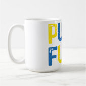 Puck Futin Unterstützung Ukraine Kaffeetasse (Links)