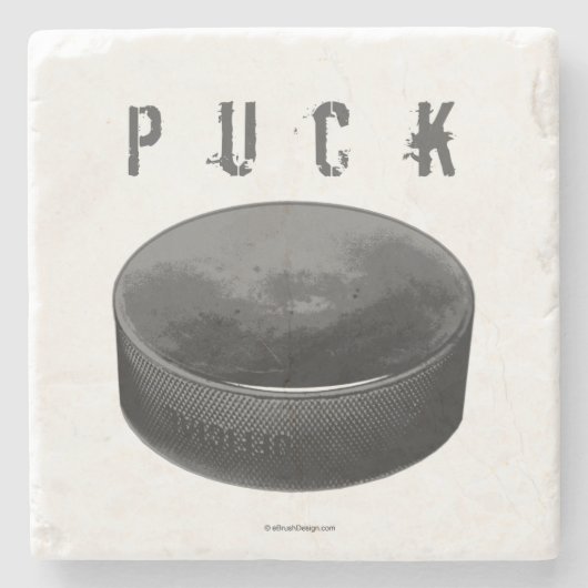 PUCK (Hockey) Steinuntersetzer (Vorderseite)