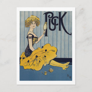 Puck Magazine, Frauen, Bert Green, Vintag Postkarte