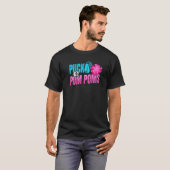 Puck oder Pom-Poms für einen Eishockeyspieler T-Shirt (Vorne ganz)