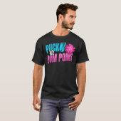 Puck- oder Pom-Poms für einen Eishockeyspieler T-Shirt (Vorne ganz)