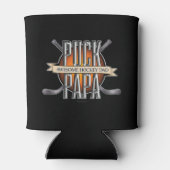 Puck Papa (Hockey-Vater) Dosenkühler (Rückseite)