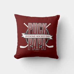 Puck Papa (Hockey-Vater) Kissen