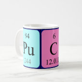 Puck Periodenname Tasse (Vorderseite Links)