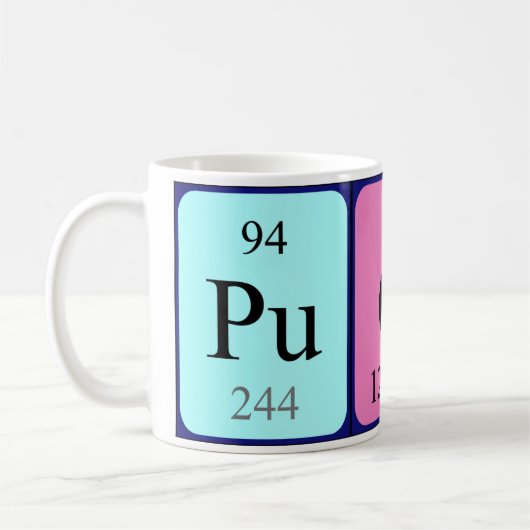 Puck Periodenname Tasse (Links)