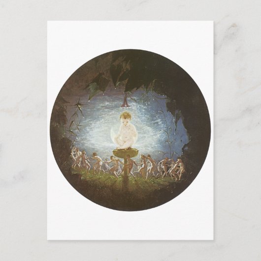Puck Print von Richard Dadd Postkarte (Vorderseite)