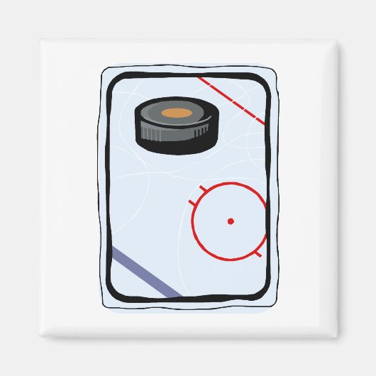 Puck & Rink Magnet (Vorne)