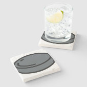 Puck Steinuntersetzer (Seitenansicht)