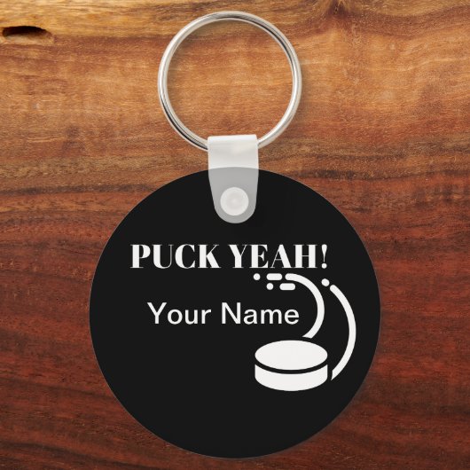 Puck Yeah Hockey Schlüsselanhänger (Vorderseite)