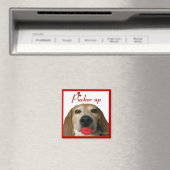Pucker Up Beagle Magnet (In Situ (Geschirrspüler))