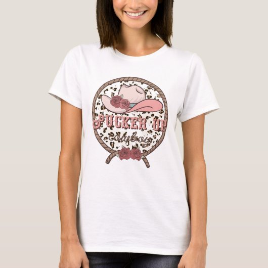 Pucker Up Cowboy T-Shirt (Vorderseite)