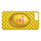 Pucker Up Lemon iPhone 7 Case-Mate iPhone Hülle (Rückseite (Horizontal))
