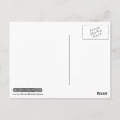 "Pucker Up" Makro-Zitronenscheibe Postkarte (Rückseite)