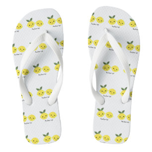 Pucker up Niedlich Kawaii Lemons Badesandalen