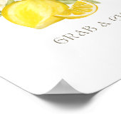 Pucker Up, schnappen Sie sich ein Cup-Sign für Par Poster (Ecke)