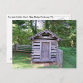 Puckett Cabin Shed Postcard Postkarte (Vorne/Hinten)