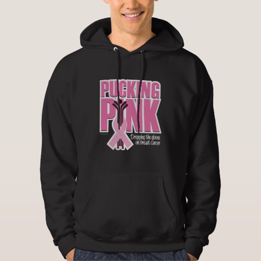 Pucking Pink (Hockey) Hoodie (Vorderseite)
