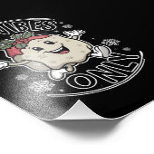 Pud Vibes Nur lustige Weihnachten Fotodruck (Ecke)