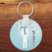 Puddel-ger Schlüsselanhänger (Vorderseite)